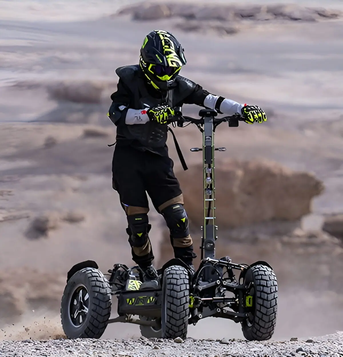 LANGFEITE GT4S 4X4 ALL WHEEL DRIVE STAND-UP ELECTRIC ATV SCOOTER - Image 2
